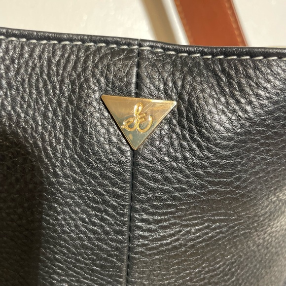 SAM EDELMAN “Audrey” 2-tone leather shoulder bag - Picture 3 of 8